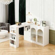 Dining Tables - White + MDF - View 1