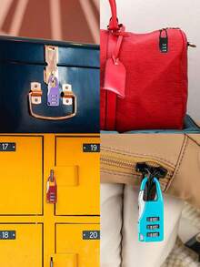 Nuevos candados con contraseña de 3 dígitos, sin llave, resistentes al agua, para equipaje, estuche de lápices, mochila, candado impermeable con diseño de dibujos animados para uso en exteriores y viajes, dormitorio de estudiantes, gabinete, cajón, casco, armario, equipaje, accesorios de viaje, casillero del gimnasio escolar, cerca del casillero deportivo, caja de herramientas