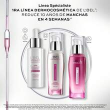 Sérum facial L'BEL Spécialiste con 21% niacinamida y resorcinol | Suero facial antimanchas aclarador e iluminador con ácido hialurónico y vitamina C | Tratamiento facial avanzado para uniformar el tono de la piel, reducir manchas oscuras, mejorar la textura y aportar luminosidad visible | Suero ligero de rápida absorción con ingredientes activos concentrados que hidratan, suavizan y ayudan a minimizar imperfecciones | Fórmula dermatológicamente probada con acción despigmentante, antioxidante y humectante | Sérum aclarante e hidratante con niacinamida, resorcinol, ácido hialurónico y vitamina C pura | Cuidado facial profesional para uso diario, apto para todo tipo de piel, incluyendo piel sensible | Producto facial de alto rendimiento que ayuda a renovar, iluminar y equilibrar la piel del rostro. - Blanco - Ver 8