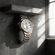 Mens Automatic Watch Mechanical Luxury Dress Watch Moon Phase Day Date Watch Gift,Men's Fashion  Watch - 樣式 3 - 查看 5