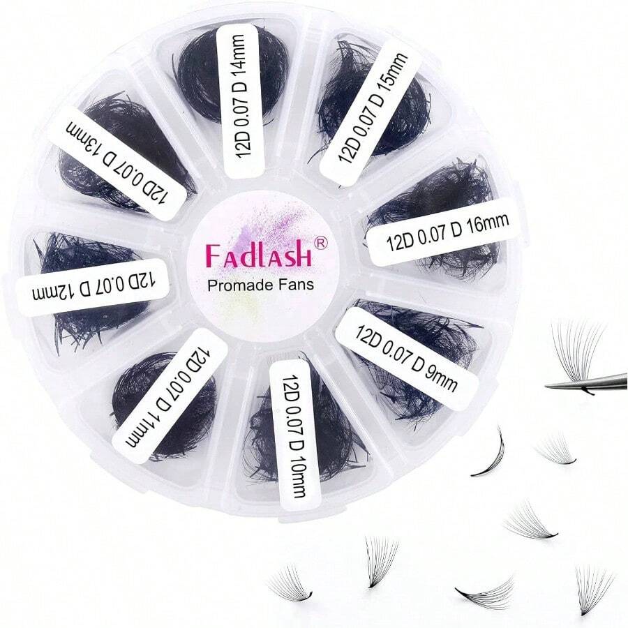 Cluster Lashes D Curl Lash Clusters 280 Pcs Lash Extension Clusters Individual Lashes Soft Eyelash Extensions Mixed Tray Eyelash Clusters Natural Look 60D - 0.07D, 8 - 16mm - 1000-12D-0.07-d + Mix 9-16mm - View 1