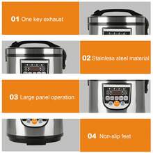 Stainless Steel Household Rice Cooker With 5 Liter Capacity, 700 W Power, Multifunctional, Can Be Used As A Rice Cooker, Steamer, Slow Cooker, Etc. - 查看 8