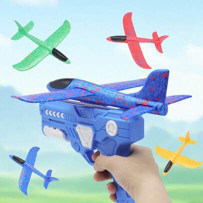 Outdoor Game Foam Dart Airplane, Parent-Child Interactive Foam Airplane Shooting Toy, Throwing Foam Airplane, Children's Birthday Gift For Boys And Girls
