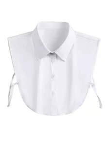 Women's Detachable Non-Slip Shirt Fake Collar, Fashionable Half Collar, Multi-Functional Decor, Suitable For All Seasons - Multicolor - View 6