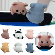 1PC Creative Resin 6 Animal Statue Ornament For Computer Monitor, Car Center Screen And TV Decoration, Personalized Animal Collection Mascot Resin Crafts For Home Office Decoration - Multicolor - View 2