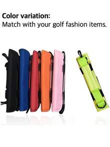 1pc Artisan Portable Mini Golf Carry Bag, Ideal For Golf Course, Mini Golf Club Bag With Strap And Stand, Suitable For Course Training, Practice, Driving Range, Gift For Golfers, Men And Women Golf Equipment