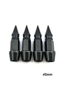 4Pcs Aluminum Bullet Style Tire Valve Caps - Sharp Tip Design, Hex Screw Fit, Dustproof And Leak Prevention, Universal Fit For Car Motorcycle Bicycle, Durable Metal Wheel Accessories, Automotive Interior And Exterior Upgrade - Multicolor - View 11