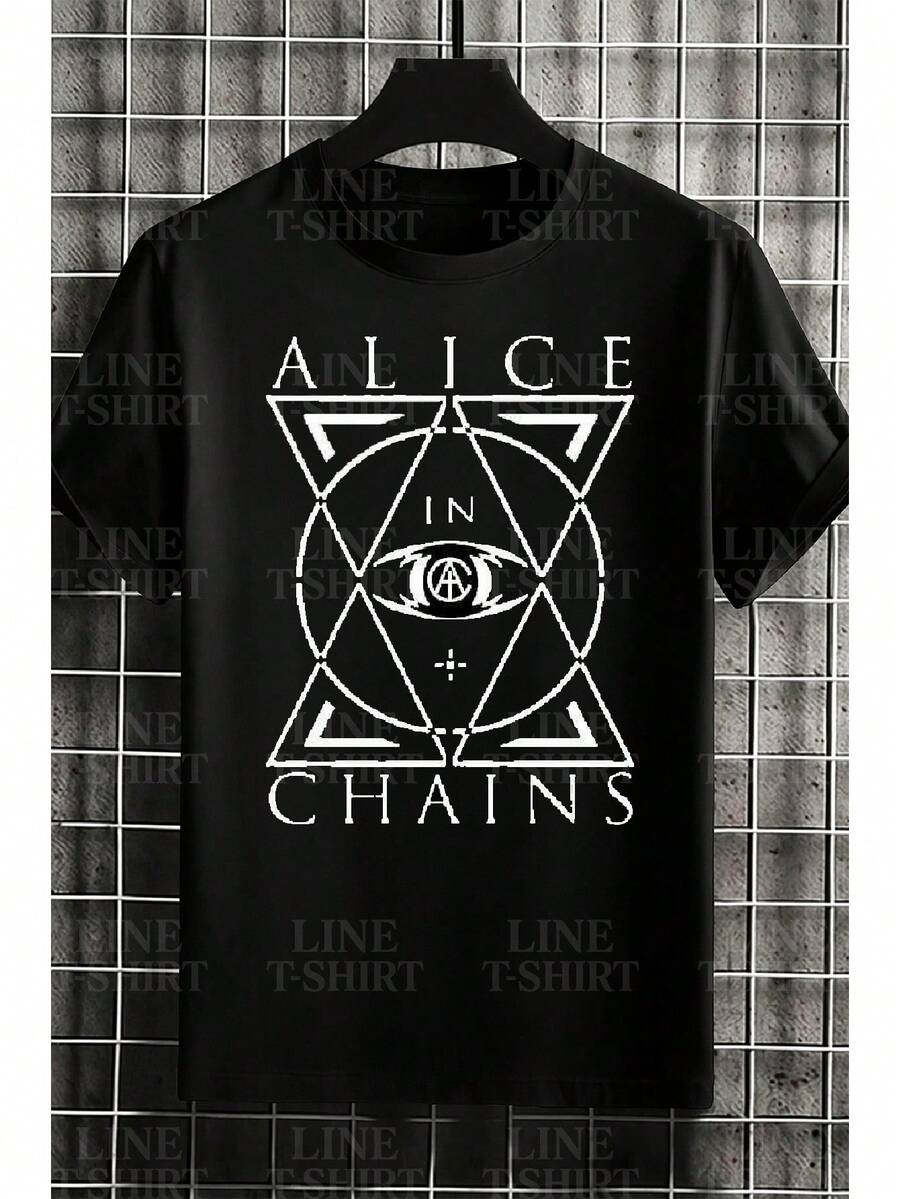 Alice In Chains Rock Band T-Shirt, Grunge, International Music, Unisex, Men's/Women's, 100% Cotton, Top Premium Streetwear, New Release, Immediate Shipping, Various Colors!! Plus Size - AliceInChains6 - Xem 1