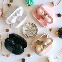 Nuevos auriculares inalámbricos Bluetooth con tecnología acústica, diseño compacto, sonido de alta fidelidad, ultraligeros, ajuste semi-intrauricular, ajuste deportivo , batería de larga duración, estuche de carga de 160mAh, incluye correa para el cuello - Unitalla - Ver 4