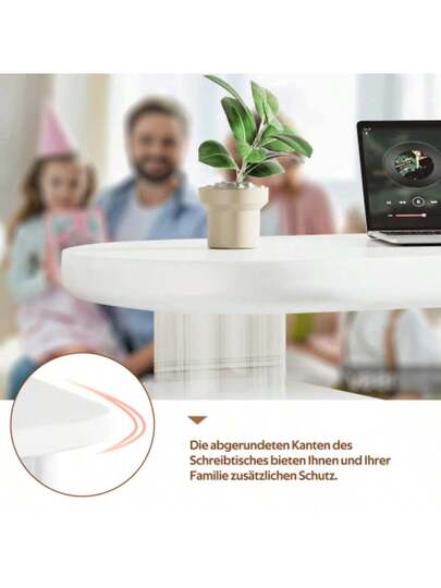 Bureau Pet Bed 117*50*76 Cm, Fully Painted, Rounded Curves, Cm Thick Legs, Stable Modern, Wit French Size XL view 8