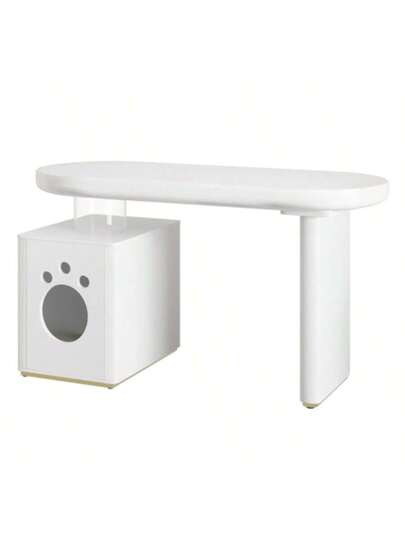 Bureau Pet Bed 117*50*76 Cm, Fully Painted, Rounded Curves, Cm Thick Legs, Stable Modern, Wit French Size XL view 9