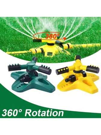 Automatic Garden Sprinkler System Durable Rotating Lawn Irrigation Tool For Efficient Watering For Garden Maintenance And Vegetable Care Coverage