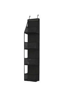 1个4层无纺布门后收纳挂袋，适用于婴儿房，可装尿布、玩具、杂物