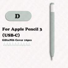 Compatible With Apple Pencil 3 USB-C Case Silicone Protective Retro Cover Pouch 3th Generation Skin Compatible With Apple IPad Pencil Touch Stylus Pen - Multicolor - View 17