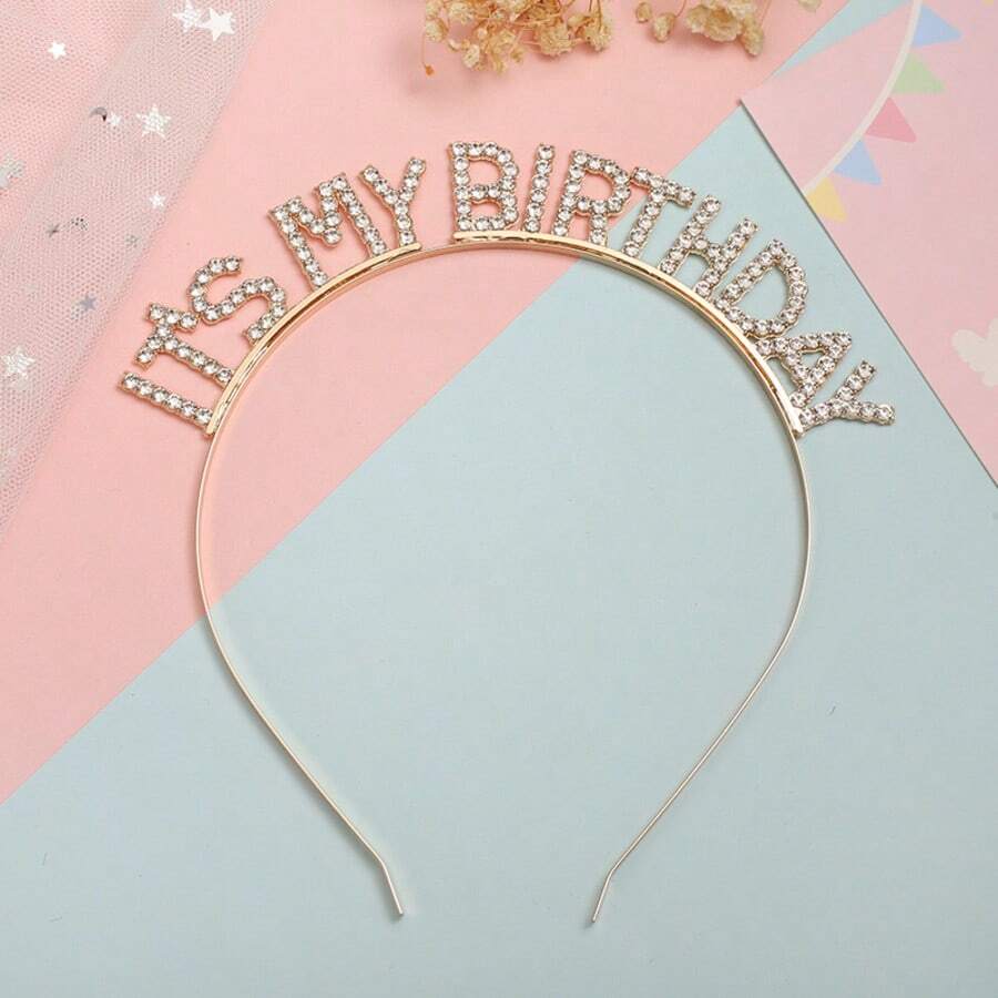 شريط رأس من سبيكة الزنك اللامعة، مناسب لحفلات الأعياد والمناسبات، شريط شعر للنساء، دياديما