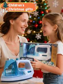 儿童玩具熨斗，过家家玩具，带灯光音效，模拟熨烫衣服的过程，过家家玩具，裁缝角色扮演游戏，男女通用益智玩具，节日生日礼物，儿童玩具，迷你仿真家电玩具，婴儿玩具，女孩玩具，儿童游戏，幼儿玩具 - 熨斗 - 查看 5