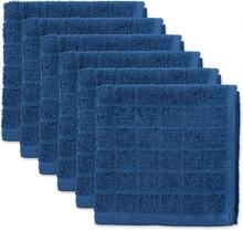 Basic Terry Solid Windowpane Dishcloth Set, 12x12, Red, 6 Piece, 2025 - Blue - View 4