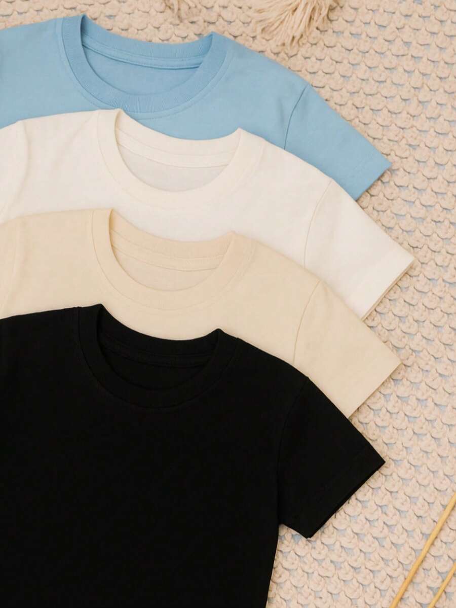Young Boys T-Shirts - Beige - View 1