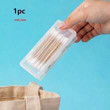 Hộp đựng đồ di động nắp gập 1/2/4/5/6/8/10 chiếc, đựng tăm xỉa răng, chỉ nha khoa, que ngoáy tai, tăm bông, nhiều màu sắc để lựa chọn, thiết kế nhỏ gọn, cần thiết cho du lịch - Nhiều màu - Xem 16