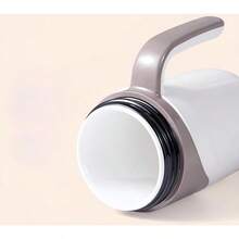 Ceramic Travel Mug 12oz 350ml Ceramic Liner Insulated Mug With Leak Proof Lid And Handle Perfect For Coffee Or Tea Suitable For Using At Home Office Or School Green - Green - View 7