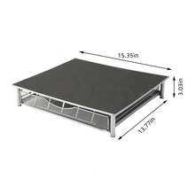 36 Cápsulas de Almacenamiento de Gran Capacidad para Cápsulas de Café en un Cajón, Caja de Almacenamiento Gris para la Parte Inferior de la Máquina de Café  ﻿ - Negro - Ver 6