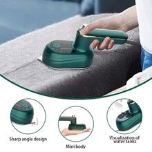 1 Pack Hand-Held Mini Steam Iron – 1-Second Wrinkle-Removing Savior, Perfect For Dorms, Trips & Parties, Fabric-Comfortable & Extremely Convenient - 白色 - 查看 3