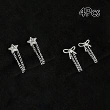 2/4个可调节袖口夹、纽扣夹、腿夹、袖口固定器，无需缝纫，可拆卸且耐用，适用于T恤、牛仔裤、衬衫、围巾、时尚服装纽扣、服装夹、围巾夹 - 彩色 - 查看 23