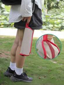 1 件户外折叠椅，可折叠紧凑型笔袋凳，便携式折叠手掌大小凳子/椅子，超紧凑折叠露营椅，钓鱼野餐海滩旅行汽车座椅，旅行度假，快速打开防水牛津露营椅 - 彩色 - 查看 4