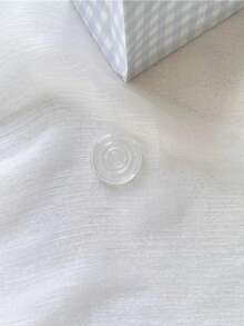 1pc Solid Color Expandable Mobile Phone Stand, Cute Transparent Phone Holder, Foldable Phone Stand With Transparent Base, Phone Accessories In Dopamine Colors Compatible With IPhone, Android Phone, Gift For Birthday, Family, Friends Push-Pull Phone Grip