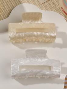 2-piece Set - Square Yellow and White