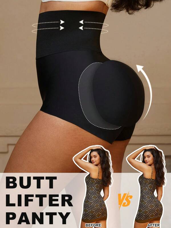 1pc Women Shapewear Shaper Tummy Control Flat Sheath Slimming Waist Trainer Butt Lifter Butt Lifter Pants Underwear Lingerie Briefs