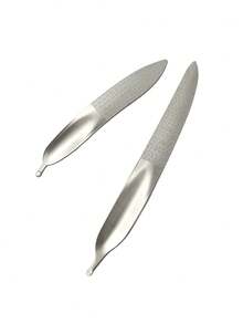 Curved Nail File, Toenail File For Thick Toenails, Double Sided Metal Nail File | Stainless Steels Toe Nail Files For Thick Nails, Heavy Duty Fingernail File For Men And Woman - Multicolor - View 2