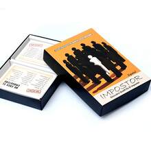 冒名顶替者 - 找出冒名顶替者，西班牙语棋盘游戏，家庭聚会游戏，趣味游戏 - 黑色 - 查看 6