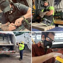 M3 Small Dust Face Breathable Mesh Black Multi - Strap