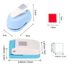 新款印章边框DIY打孔器印章形状工艺打孔器压花机圆形孔打孔器齿状打孔器压花器