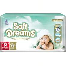 Soft Dreams Pañales Para Bebé Etapa 3 Talla M 56 Piezas - M (38 Unidad) - Ver 9