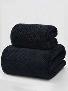 1 Stück einfarbiges Korallenfleece Handtuch, weich & saugfähig, schnelltrocknend, geeignet zum Haaretrocknen, Gesichtwaschen, Badezimmernutzung, unisex Duschhandtuch für Schönheitssalon, Hotel, Sport, Zuhause Essentials