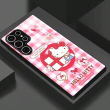 Miniso Hello Kitty With Her Iconic Red Bow, Holding A Gift Box, Accompanied By A Small Mouse Character,For Samsung Galaxy S25 Ultra/S25 Plus/S25/ Galaxy S24 Ultra/S24 Plus/S24/S24 FE/S23 Ultra/S23 FE/S23 Plus/S23/S22Ultra/S22 Plus/S22/S21Ultra/S21 Plus/S21/S20Ultra/S20 Plus/S20 FE/S20/S10 Plus/S10E/S10/A03S/A05S/A05/A06/A14/A15/A16/A23/A24/A25/A26/A32/A34/A35/A36/A51/A52/A53/A54/A55/A56/A71/Galaxy Note20Ultra/Galaxy Note20/Galaxy Note9,Galaxy S25 Ultra Case Plus Stocking Stuffers,The Girlfriend,The Chosen,Early Fall Fashion. - 透明的 - 查看 1