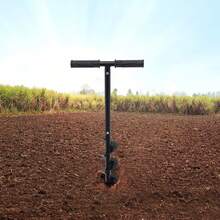 Hand Post Hole Digger T-Shaped Garden Manual Earth Auger Drill Planting Trees - Default - View 3