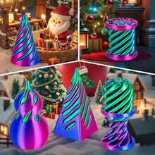 6 Pack Spiral Cone Fidget Toys 3D Printed Spiral Fidget Toys Impossible Cone 3D Printed Fidgets Impossible Pyramid Passthrough 3D Printed Toys For Adults & Kids For Anxiety Relaxing - 6件/套A - 查看 6