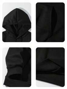 Hoodies For WomenWomen's Casual Fourth Wing Print Hooded Long Sleeve SweatshirtLoose And Comfortablehoodies For Women - 黑色 - 查看 4