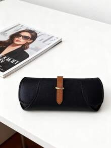 Estuche portátil para gafas resistente a golpes, bolsa de almacenamiento para gafas, funda protectora para miopía para mujeres, carcasa dura duradera, accesorio de viaje ligero y compacto, organizador de gafas perfecto para uso diario y actividades al aire libre, diseño elegante y funcional - Multicolor - Ver 6