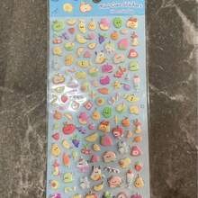 Kinder 3D Prägung Aufkleber, Schaumstoff Aufkleber mit Katzen Design, DIY Scrapbooking, dekorative Aufkleber für Wasserflaschen, Handyhüllen, Notizbücher, geeignet für Mädchen und Jungen