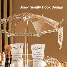 Makeup Organizer 360 Rotating Dresser - Innovative Storage Solution For Bathroom Cosmetics And Skincare - Organize, Display, And Protect Your Makeup Collection - 預設 - 查看 6