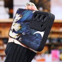 Funda de Teléfono de Lujo con Plumas Coloridas para Samsung Galaxy S24 Ultra S23 Plus S22 + S21 S20 FE S10 A72 A54 5G A53 A52 A52S A15 A14 A13 A12 A22 A21S A51 A33 A32 A23 5G GT2 - Colores mixtos - Ver 5