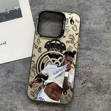 Funda para Teléfono V-- NO.Compatible con 17 16E 16 15 14 13 12 11 Pro X XR XSMAX 8 Plus, Anticaídas, Trasera Esmerilada, Funda Feid, Fundas para Teléfono, Carcasa paraóvil17  17promax - Negro - Ver 2