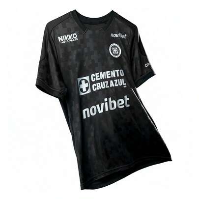 Jersey Cruz-Azul Negro Tercera 2025