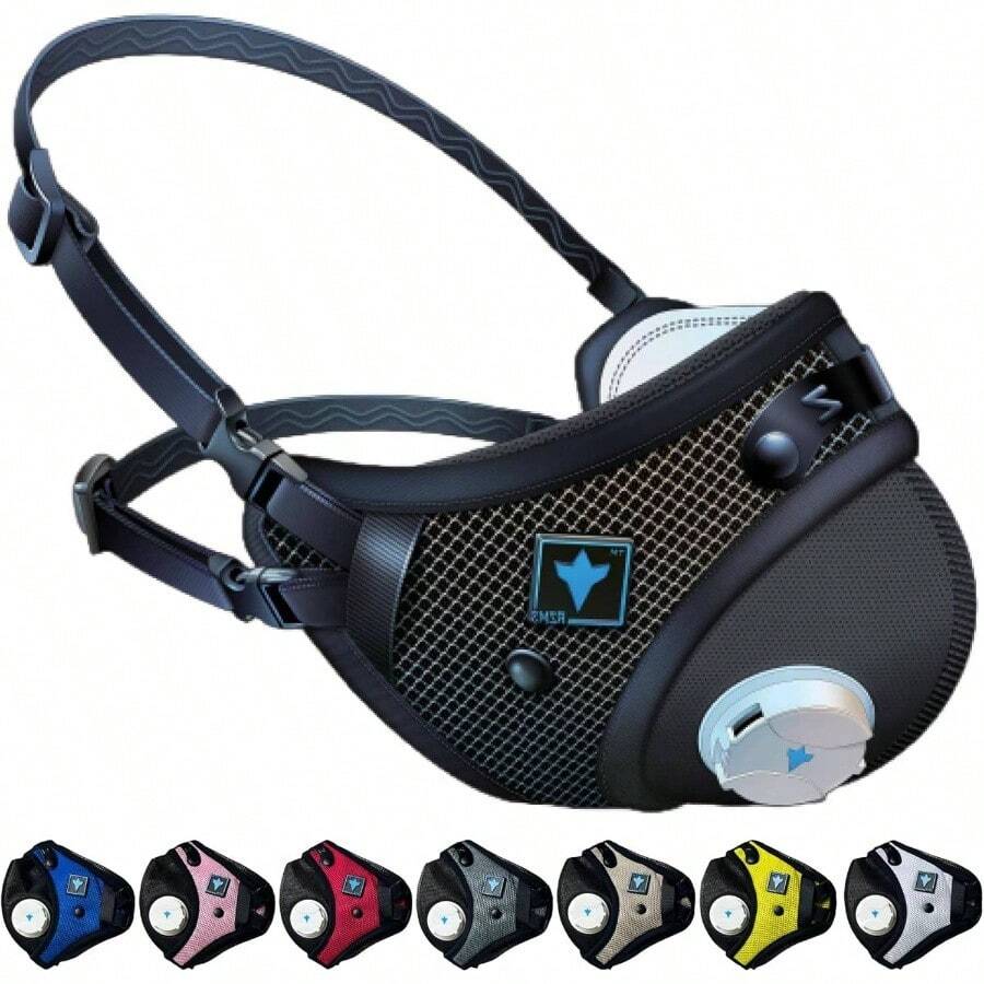 M3 Small Dust Face Breathable Mesh Black Multi - Strap