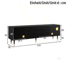 Television Stands & Entertainment Centers - Black - View 2