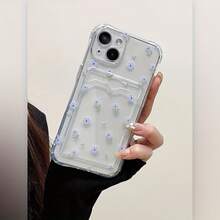 Funda de teléfono transparente Xiaolan Flower 7/8 Plus, totalmente transparente, anti-caída, suave con una sensación minimalista de alta gama, adecuada para iPhone 14 Pro Max, 13, XS Max para parejas, nueva 12 Pro anti-caída, XR esmerilada, 11 unisex, 13 cobertura completa, 15 Pro suave, 15 funda protectora. Una funda de teléfono de cuerpo completo ofrece protección superior para tu teléfono. - 1 pieza - Ver 3